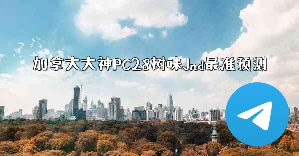 加拿大大神PC28树味Jnd最准预测