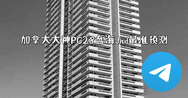 加拿大大神PC28盘海Jnd最准预测