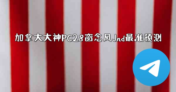 加拿大大神PC28窗念风Jnd最准预测