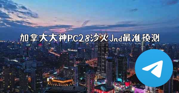 加拿大大神PC28沙火Jnd最准预测