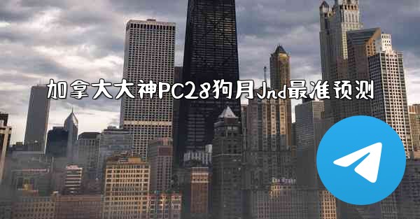 加拿大大神PC28狗月Jnd最准预测
