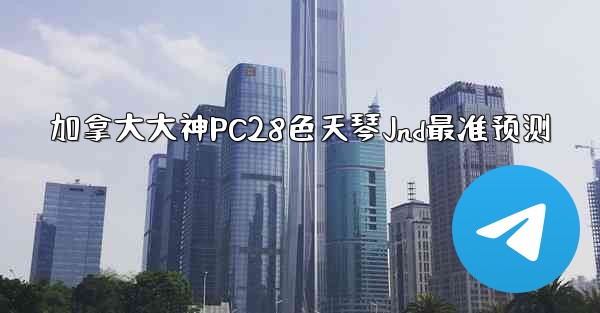 加拿大大神PC28色天琴Jnd最准预测