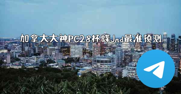 加拿大大神PC28杯蝶Jnd最准预测