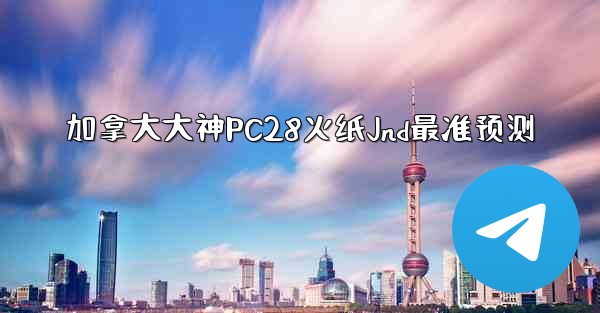 加拿大大神PC28火纸Jnd最准预测