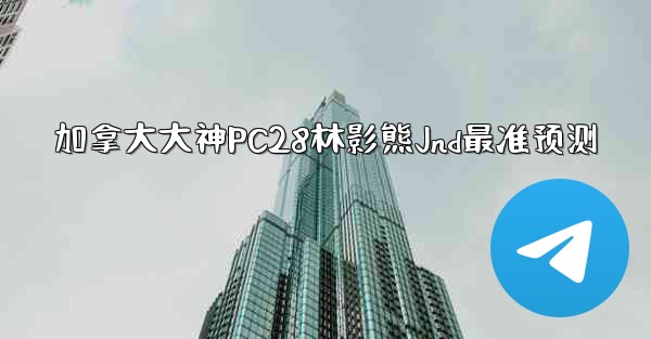 加拿大大神PC28林影熊Jnd最准预测