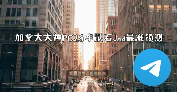 加拿大大神PC28车鼠石Jnd最准预测