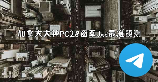 加拿大大神PC28窗草Jnd最准预测