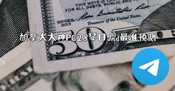 加拿大大神PC28琴日Jnd最准预测