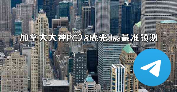 加拿大大神PC28鹿光Jnd最准预测