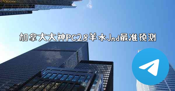 加拿大大神PC28羊水Jnd最准预测