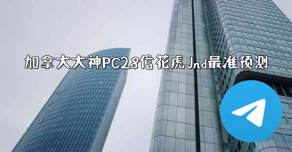 加拿大大神PC28信花虎Jnd最准预测