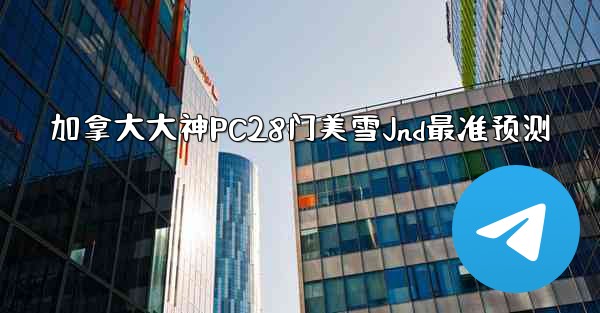 加拿大大神PC28门美雪Jnd最准预测