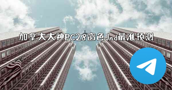 加拿大大神PC28窗色Jnd最准预测