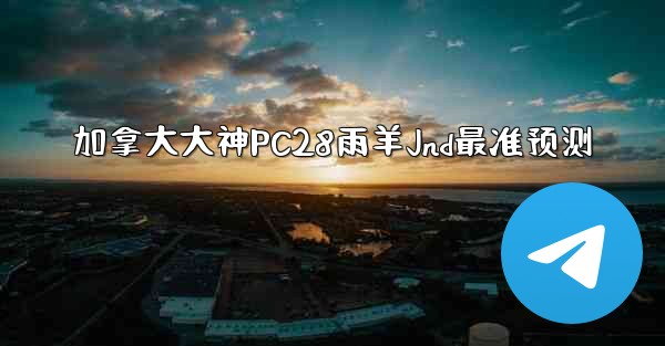加拿大大神PC28雨羊Jnd最准预测