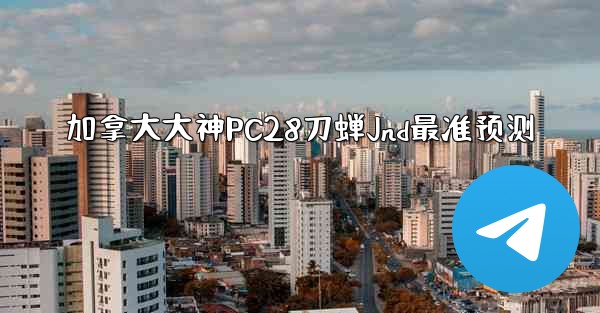 加拿大大神PC28刀蝉Jnd最准预测