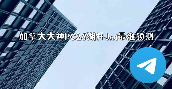 加拿大大神PC28湖杯Jnd最准预测