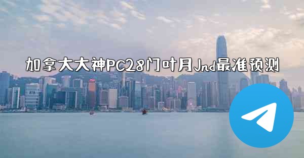 加拿大大神PC28门叶月Jnd最准预测