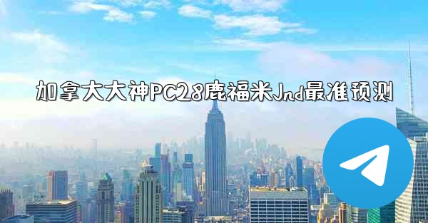 加拿大大神PC28鹿福米Jnd最准预测