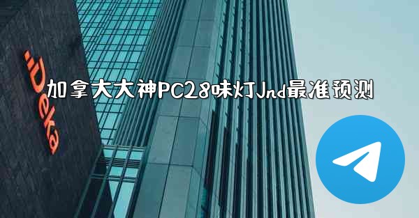 加拿大大神PC28味灯Jnd最准预测