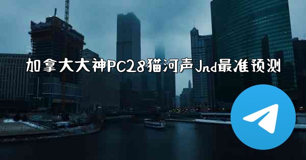 加拿大大神PC28猫河声Jnd最准预测