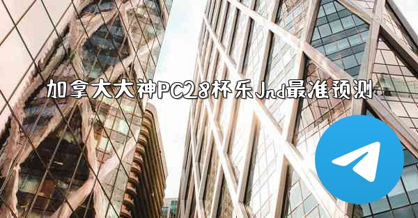 加拿大大神PC28杯乐Jnd最准预测