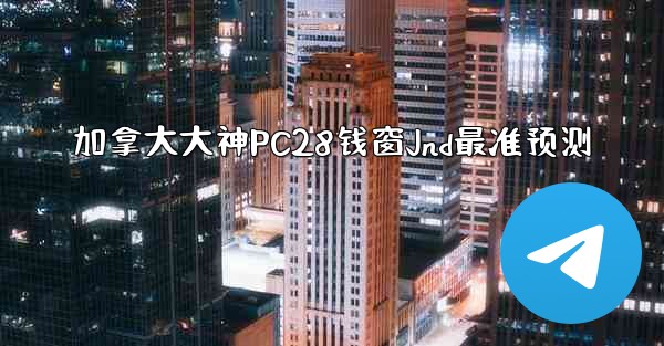 加拿大大神PC28钱窗Jnd最准预测