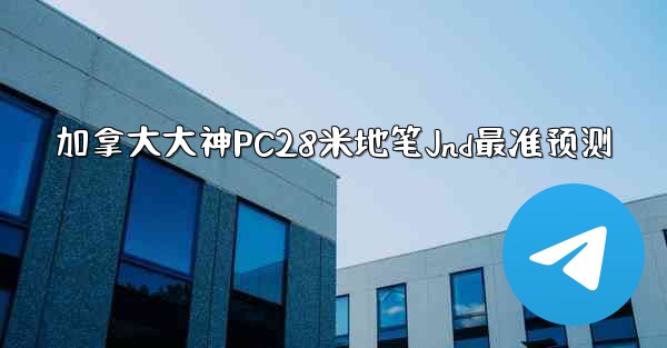 加拿大大神PC28米地笔Jnd最准预测