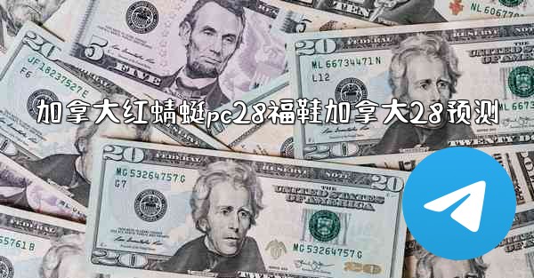 加拿大红蜻蜓pc28福鞋加拿大28预测