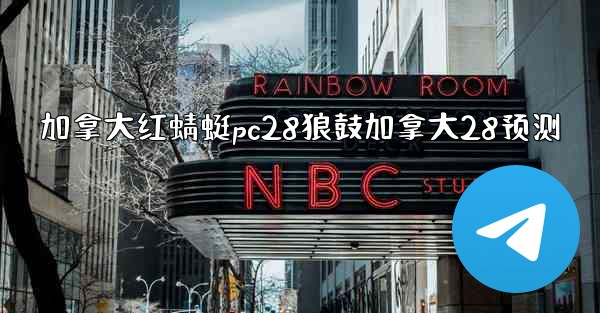 加拿大红蜻蜓pc28狼鼓加拿大28预测