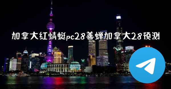 加拿大红蜻蜓pc28善蝉加拿大28预测