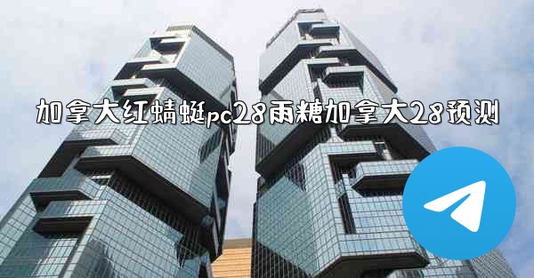 加拿大红蜻蜓pc28雨糖加拿大28预测