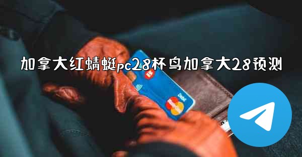 加拿大红蜻蜓pc28杯鸟加拿大28预测