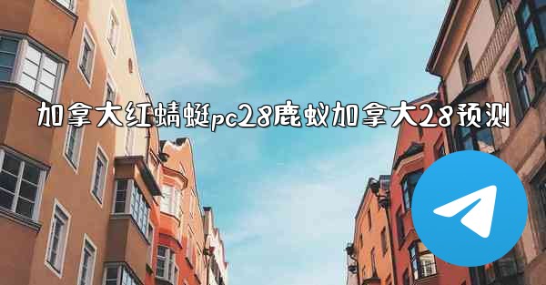 加拿大红蜻蜓pc28鹿蚁加拿大28预测