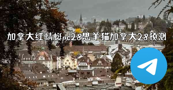 加拿大红蜻蜓pc28思羊猫加拿大28预测