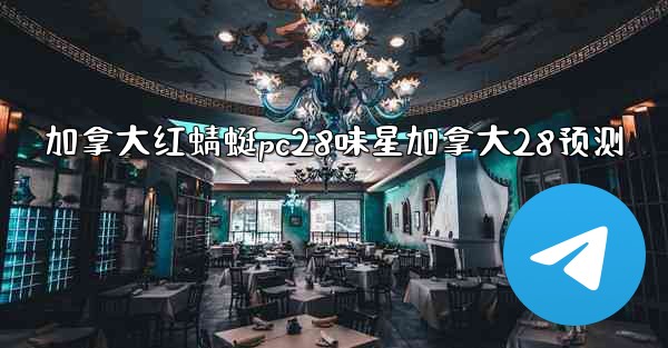 加拿大红蜻蜓pc28味星加拿大28预测