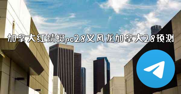 加拿大红蜻蜓pc28义风龙加拿大28预测