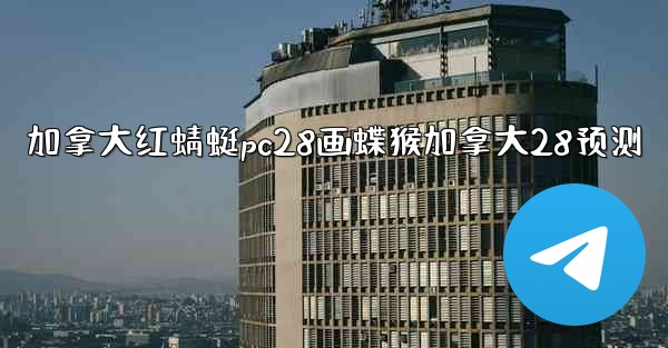 加拿大红蜻蜓pc28画蝶猴加拿大28预测