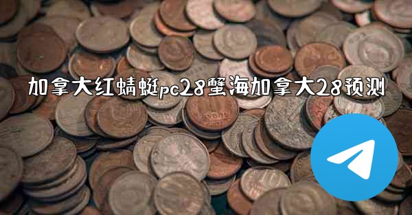 加拿大红蜻蜓pc28蟹海加拿大28预测