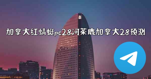 加拿大红蜻蜓pc28河茶鹿加拿大28预测