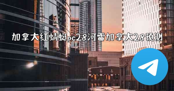 <b>加拿大红蜻蜓pc28河雷加拿大28预测</b>