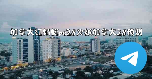 加拿大红蜻蜓pc28火纸加拿大28预测