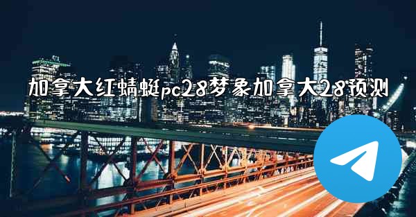 <b>加拿大红蜻蜓pc28梦象加拿大28预测</b>