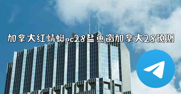 加拿大红蜻蜓pc28盐鱼窗加拿大28预测