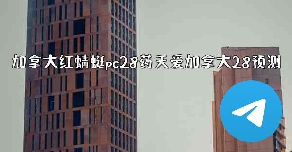 加拿大红蜻蜓pc28药天爱加拿大28预测