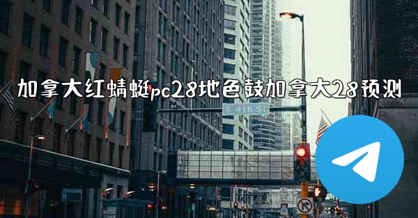 加拿大红蜻蜓pc28地色鼓加拿大28预测