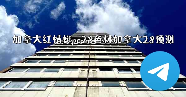 <b>加拿大红蜻蜓pc28色林加拿大28预测</b>