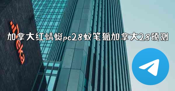 加拿大红蜻蜓pc28蚁笔狐加拿大28预测