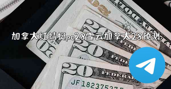 加拿大红蜻蜓pc28雪云加拿大28预测