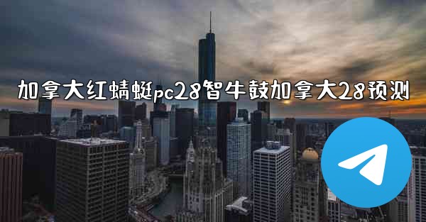 加拿大红蜻蜓pc28智牛鼓加拿大28预测