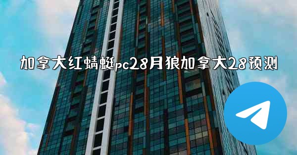 加拿大红蜻蜓pc28月狼加拿大28预测